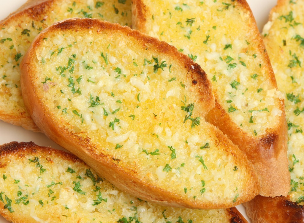 slices of garlic bread