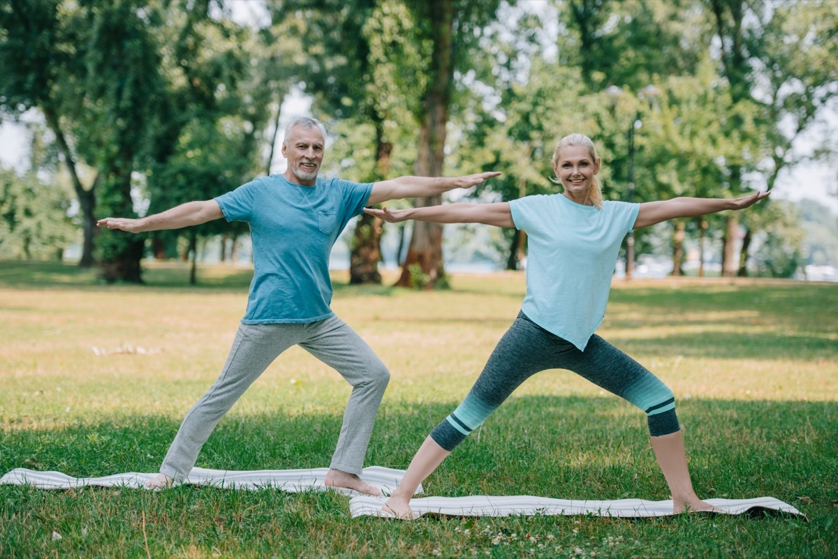 Older People Stretching