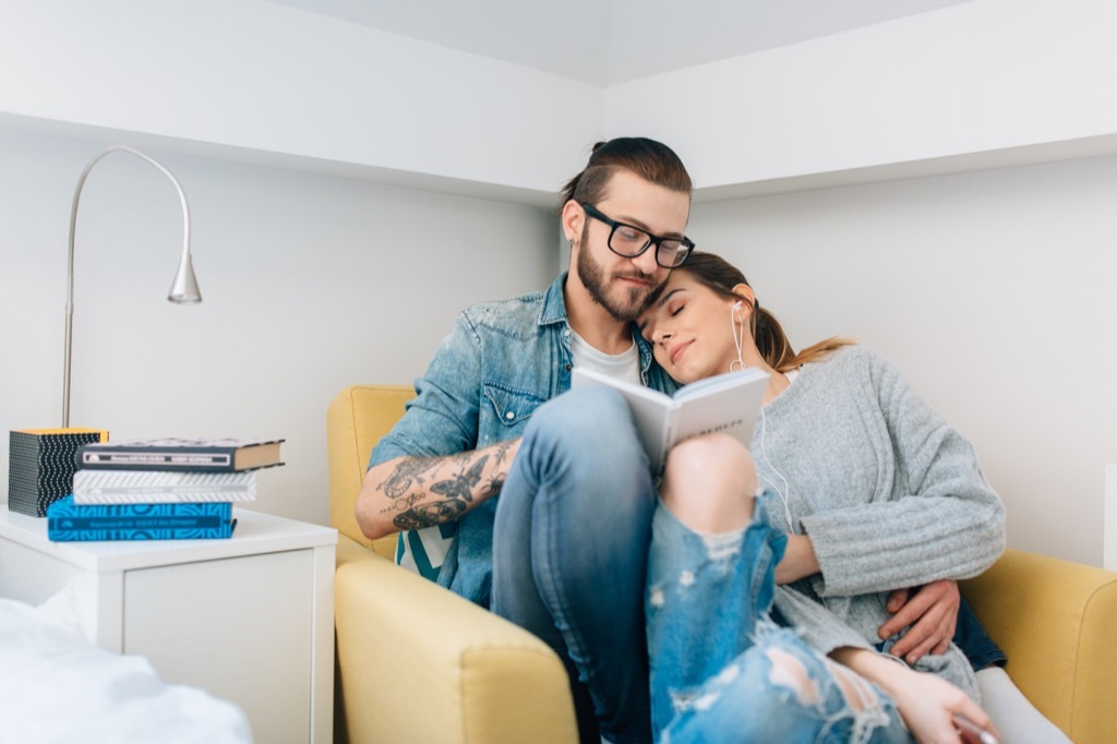 Couple Reading Poems Together