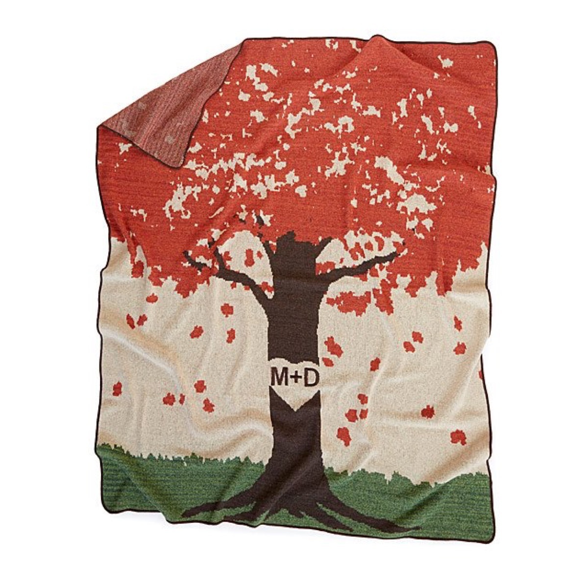 blanket with tree on it, fall home decor