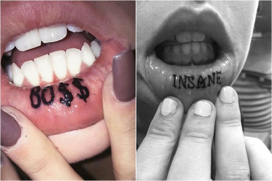  28 Cute Lip Tattoo Ideas For Girls #12 | Her Beauty