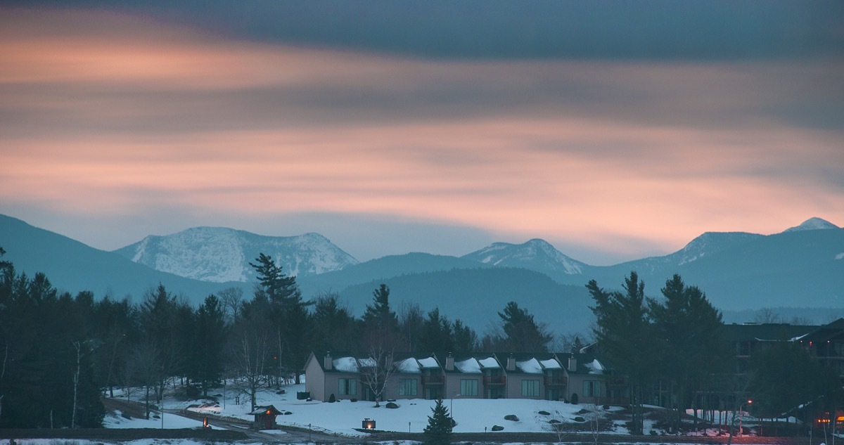 Lake Placid, New York White Christmas in America