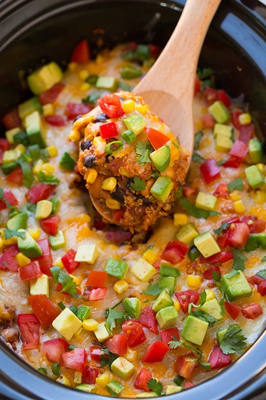 enchilada quinoa bake