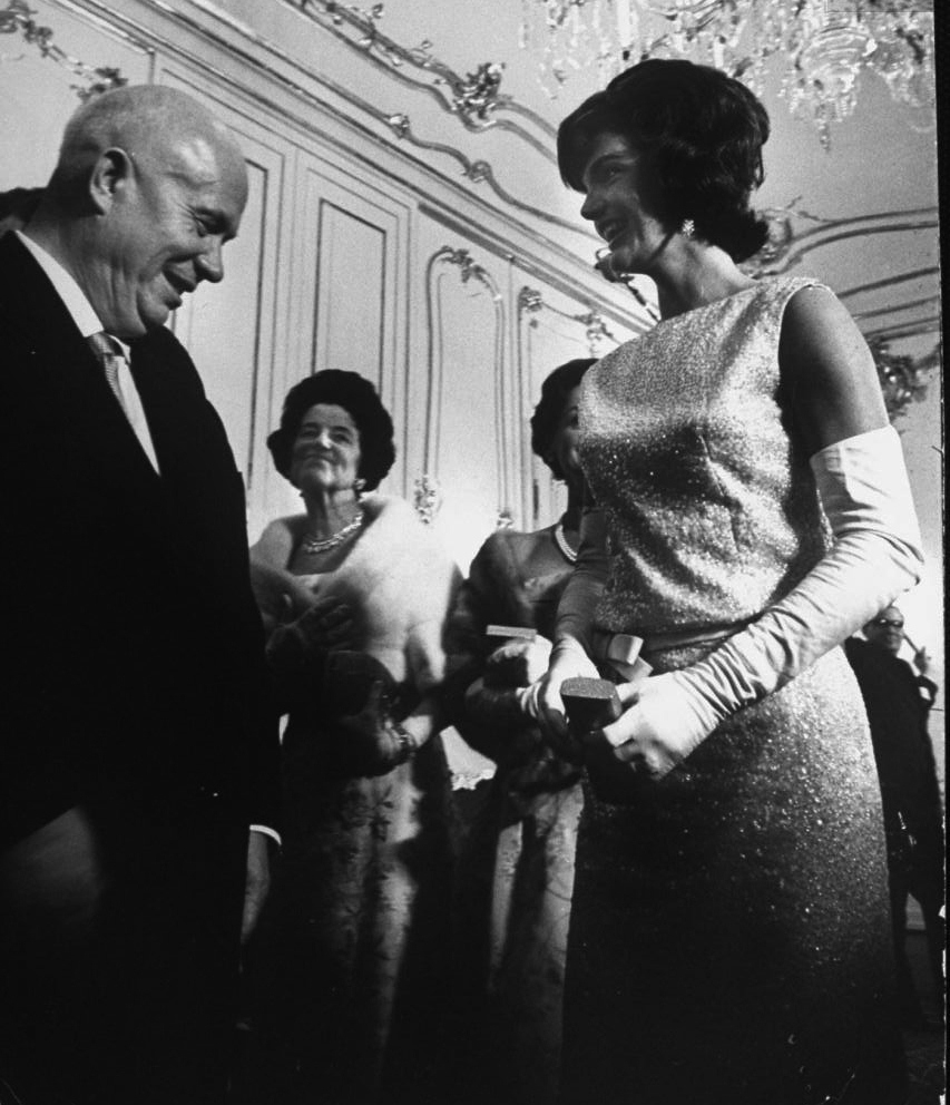 Nikita Khrushchev and Jackie Kennedy Kennedys