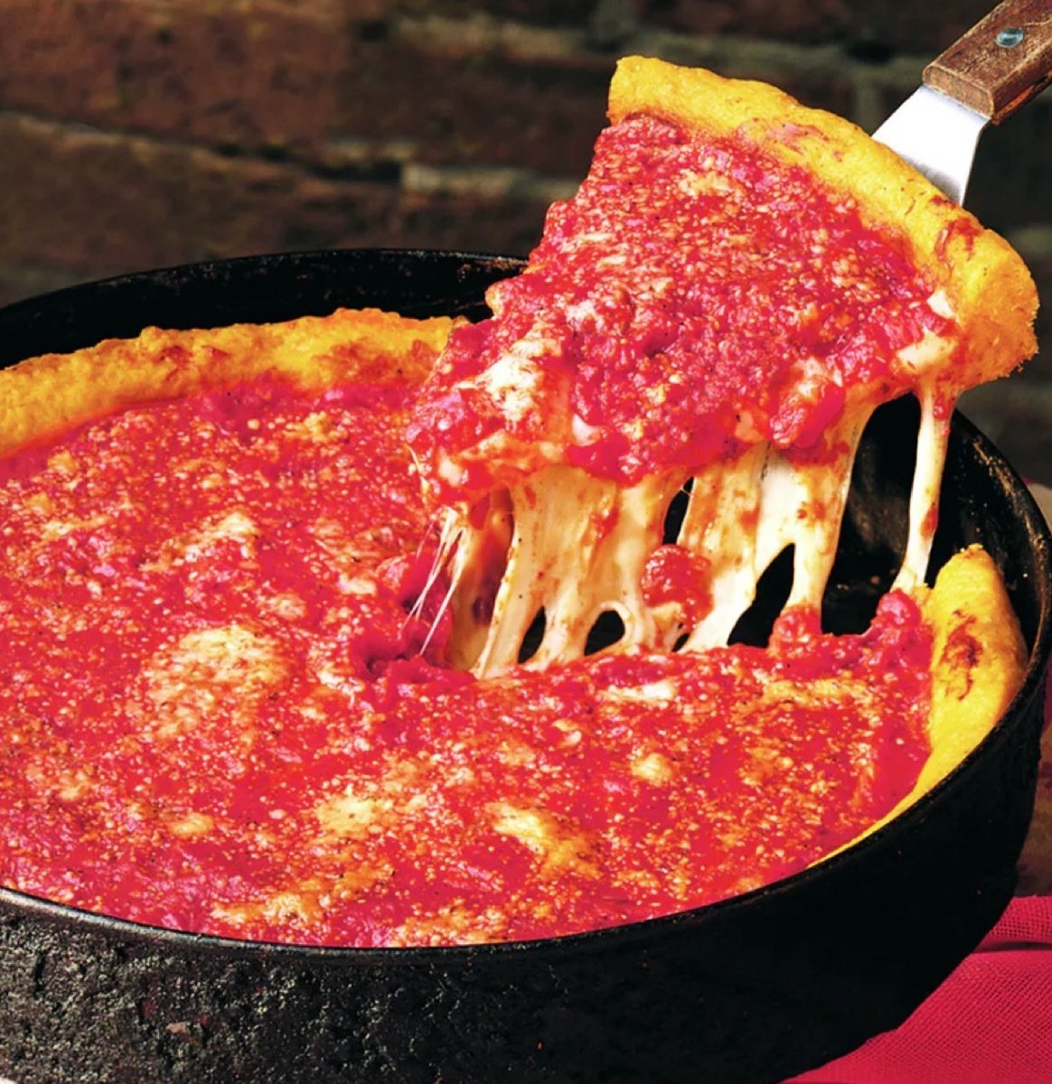 deep dish pizza