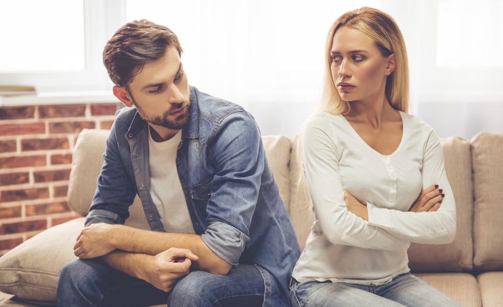 Couple having argument