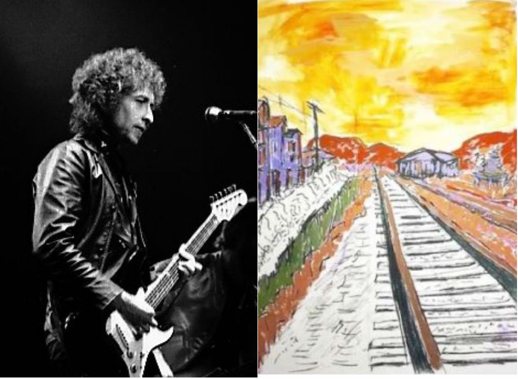 Bob Dylan painting