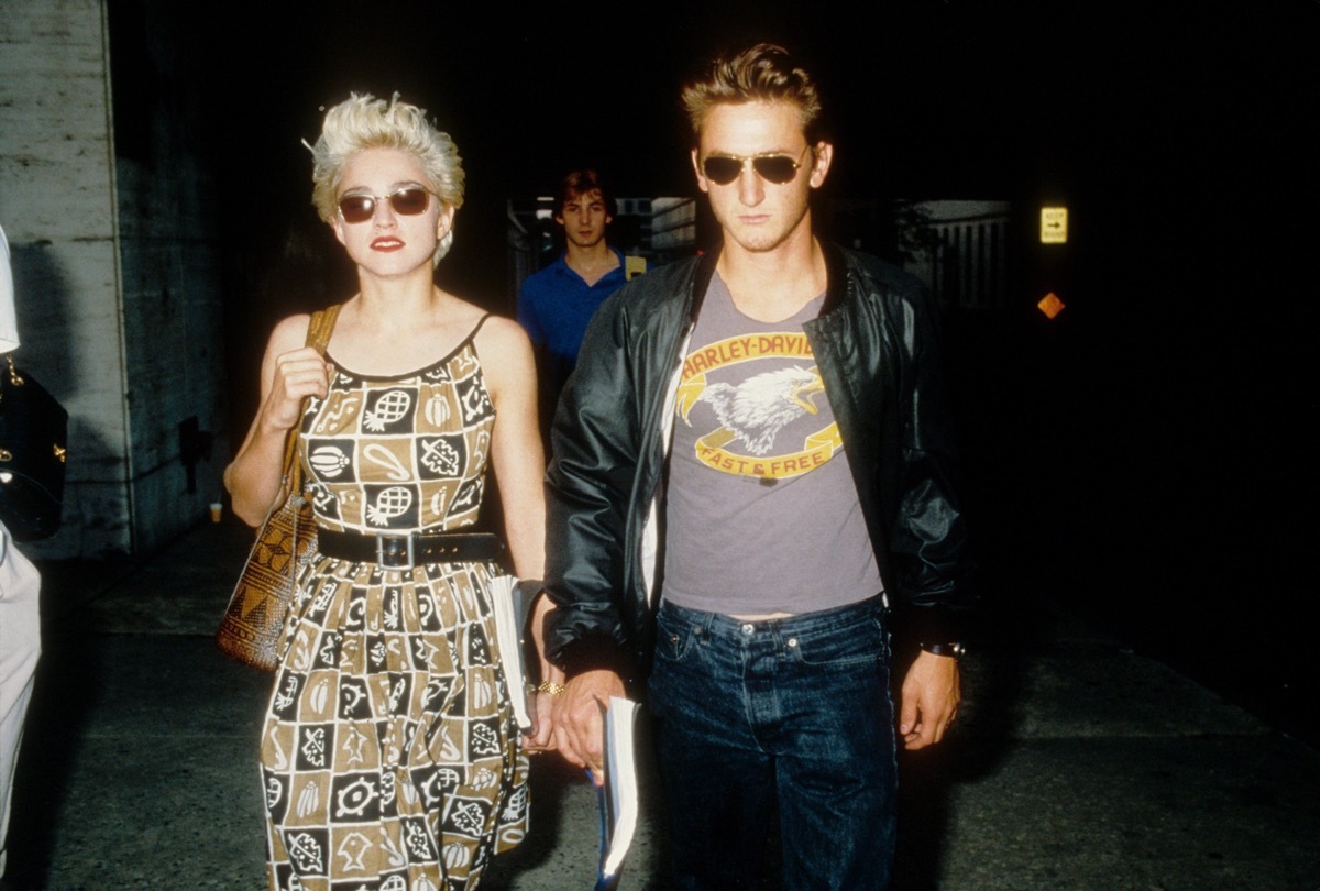 Madonna and Sean Penn in 1986