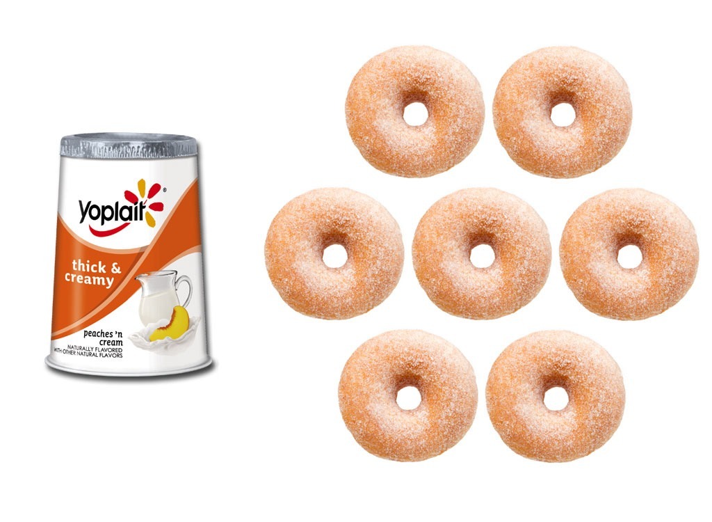 Foods worse than donut fruit yogurt