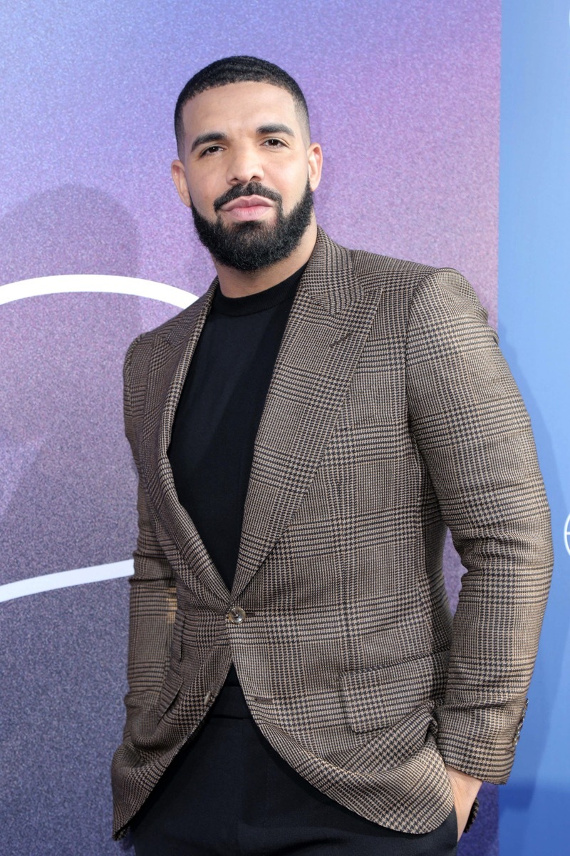 Drake at the premiere of 