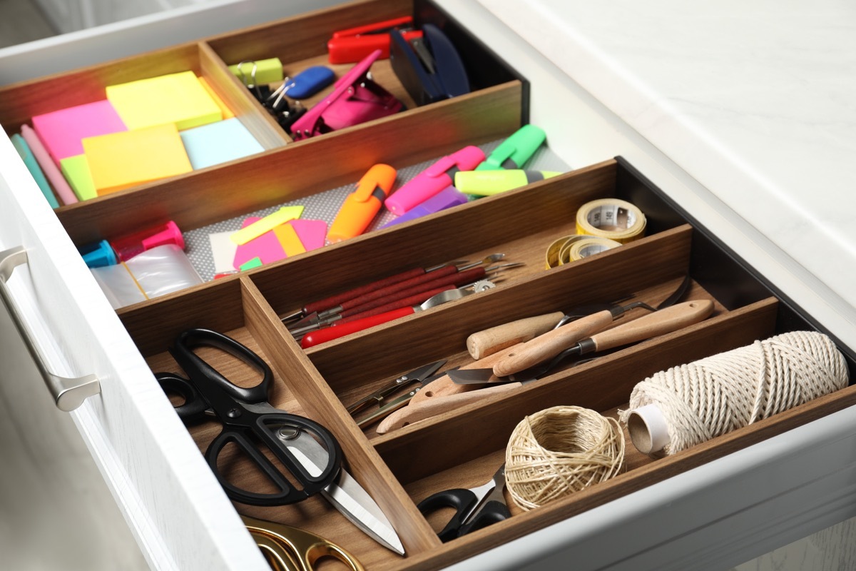 Organized drawer