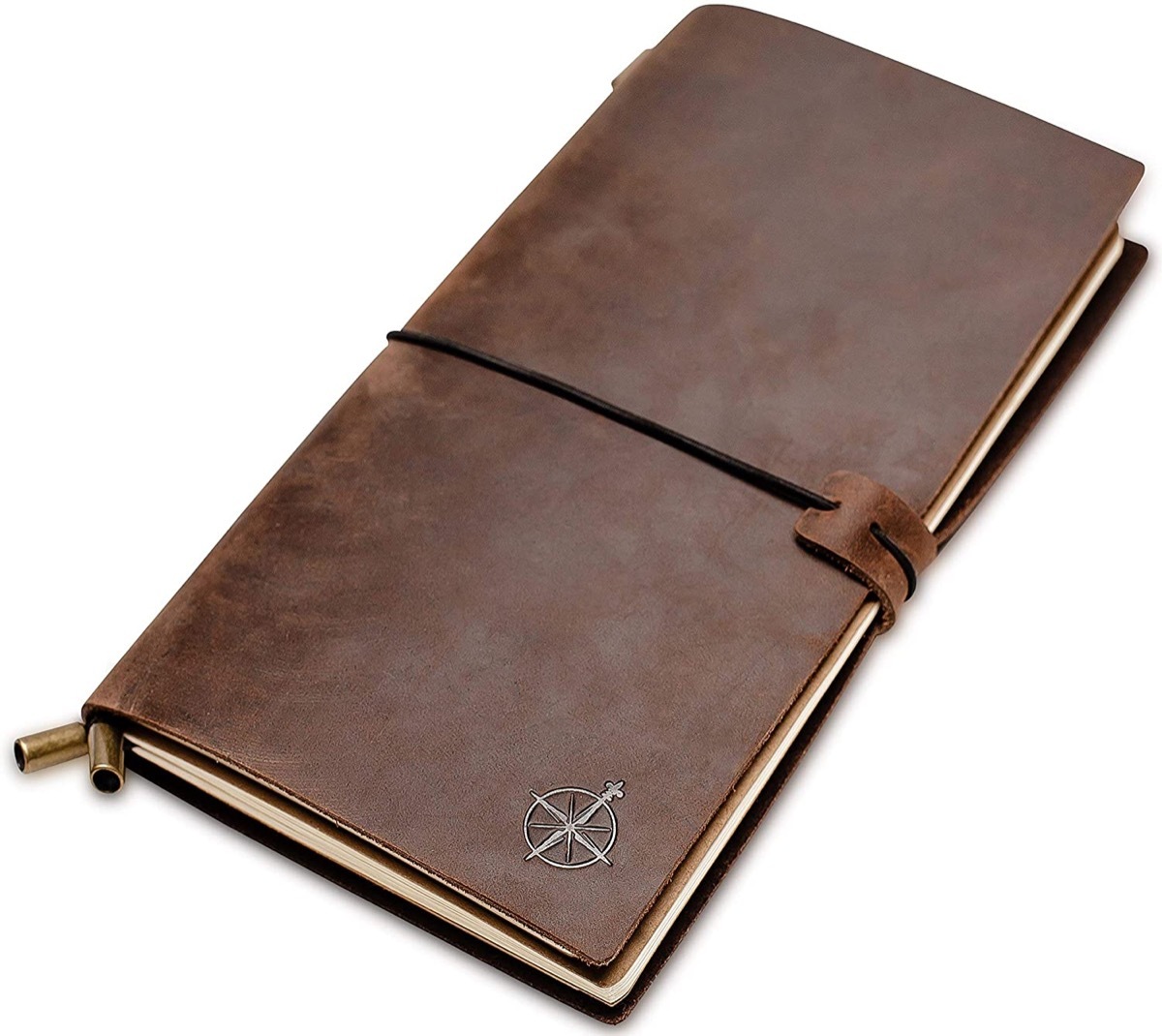 journal with leather cover