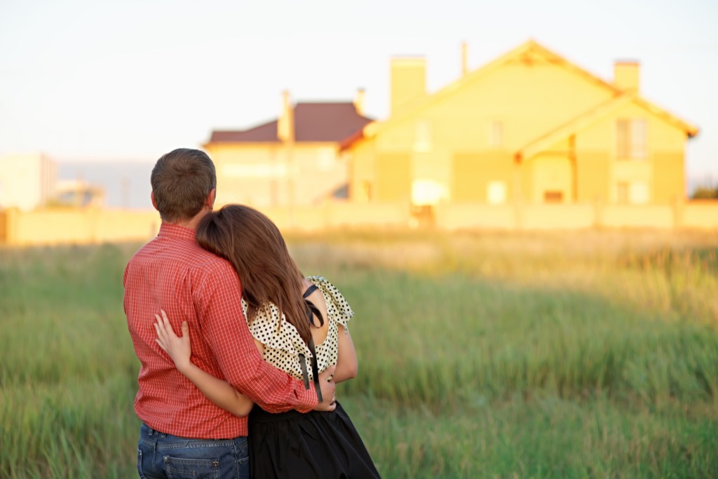 Couple, house