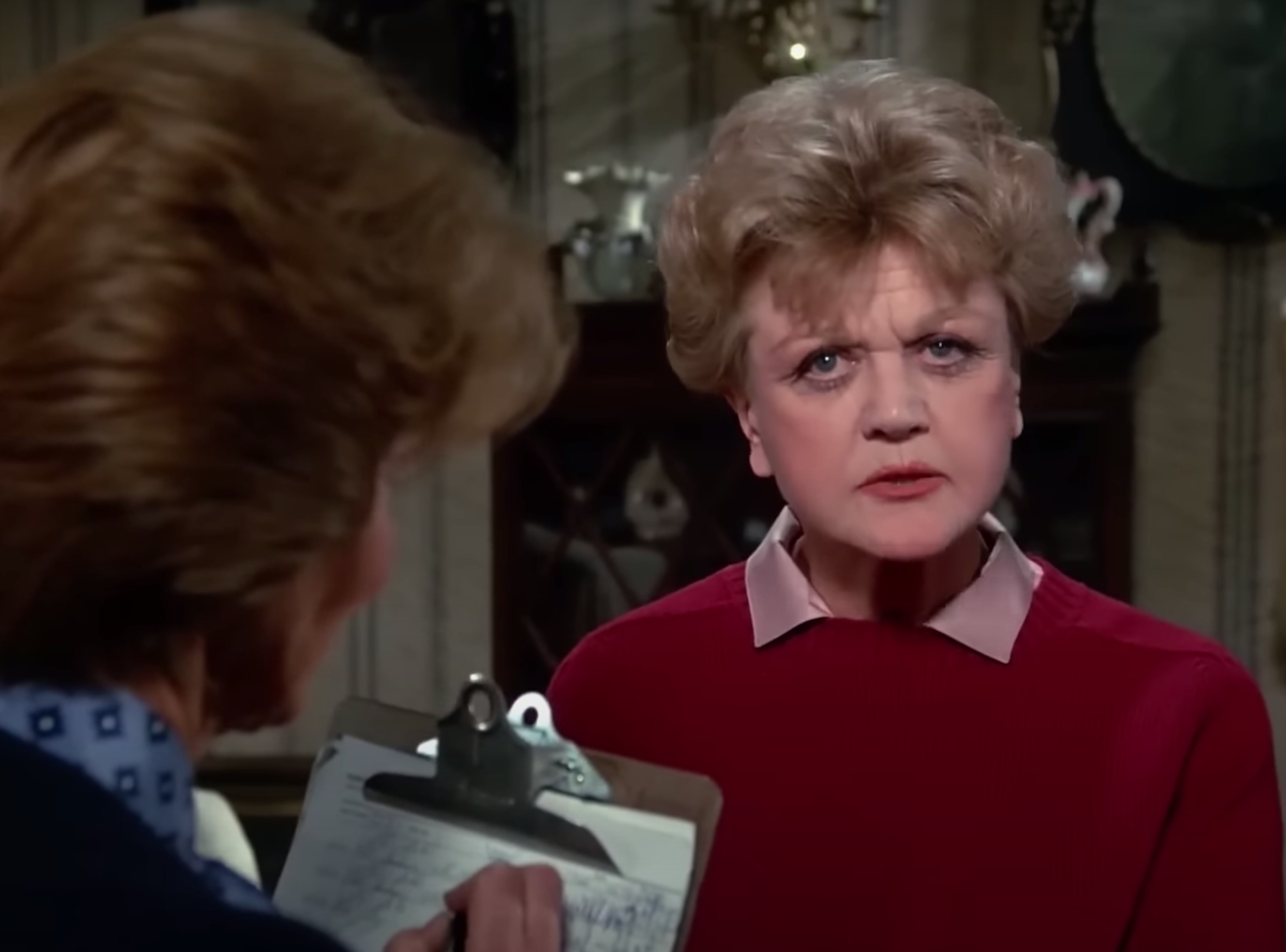 Angela Lansbury in Murder She Wrote