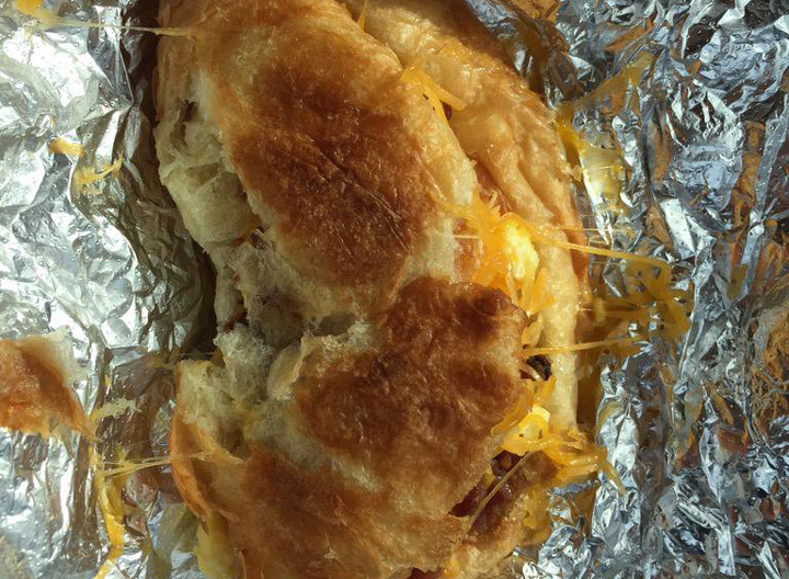 Taco Bell croissant taco