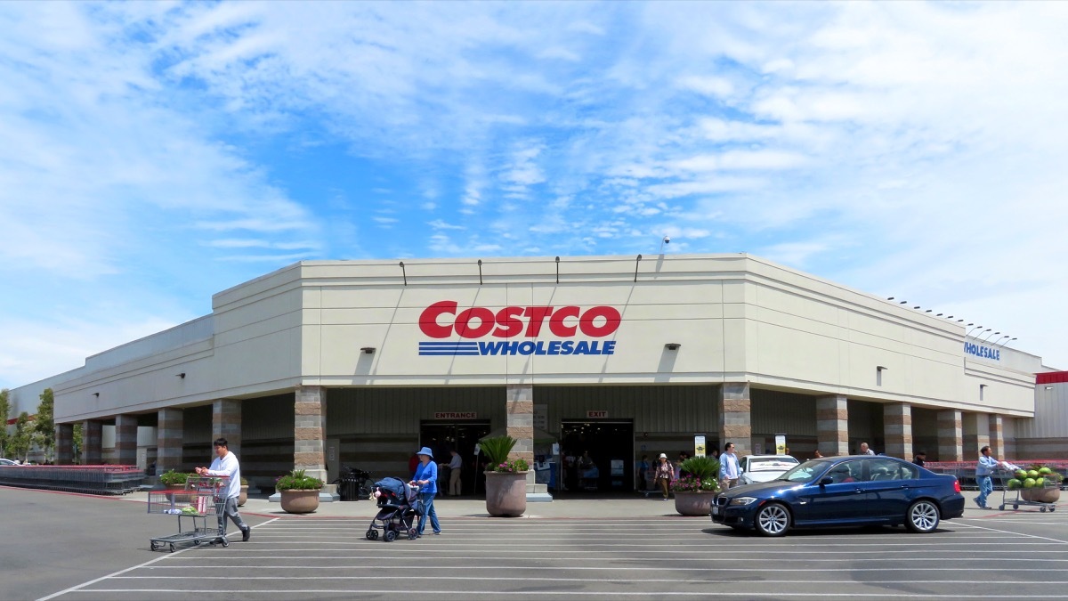 Exterior of a Costco store