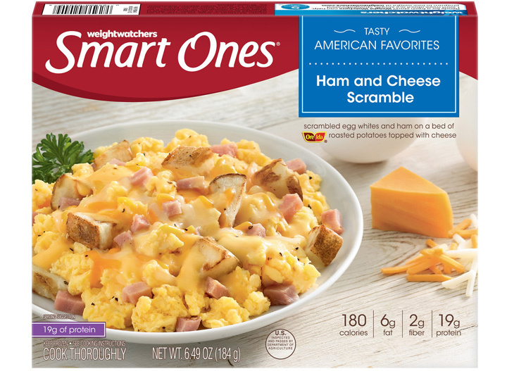 Smart Ones ham and cheese scramble