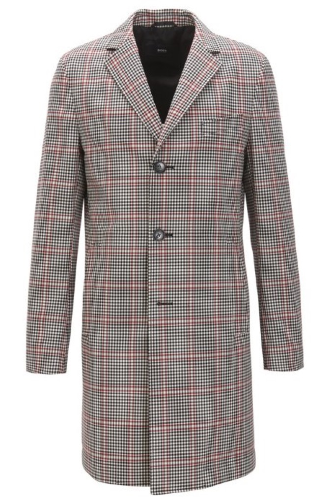 hugo boss topcoat