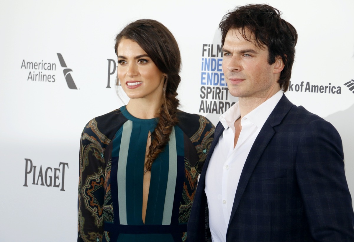 Nikki Reed and Ian Somerhalder