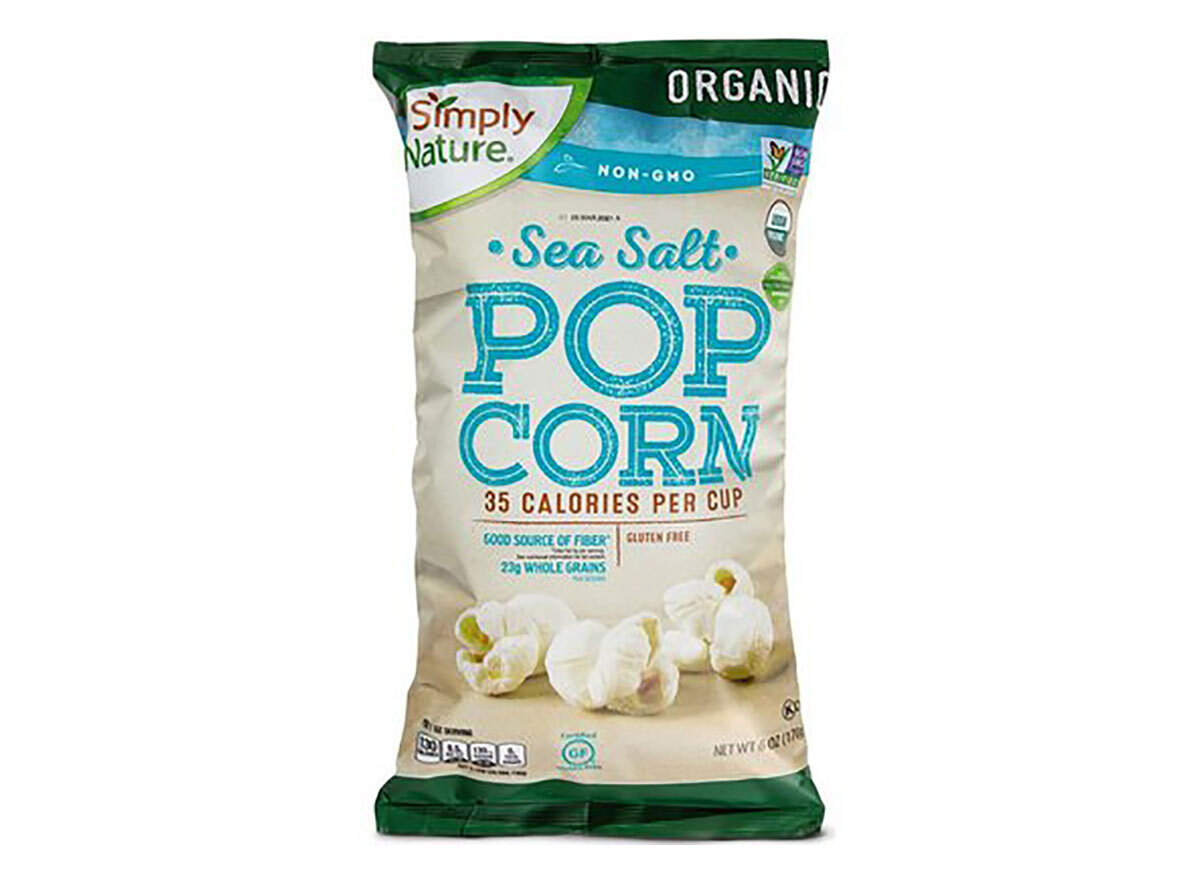 bag of sea salt popcorn