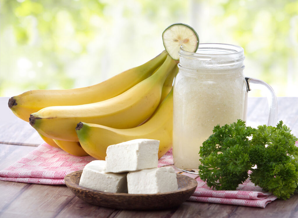 Tofu banana smoothie