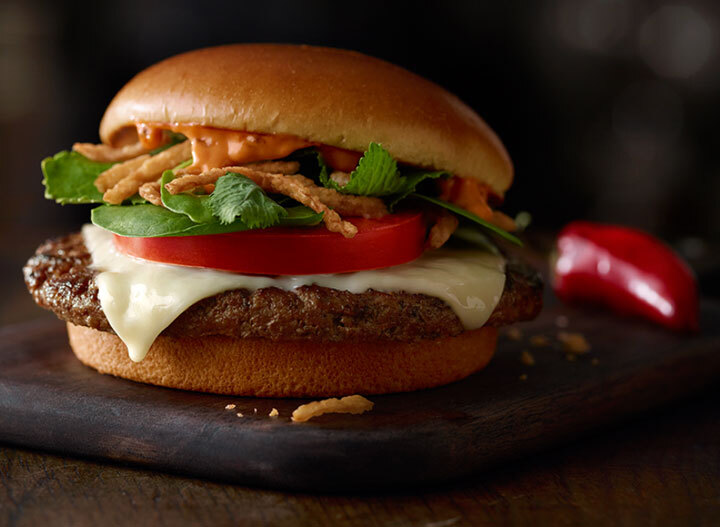 Mcdonalds sriracha kale burger