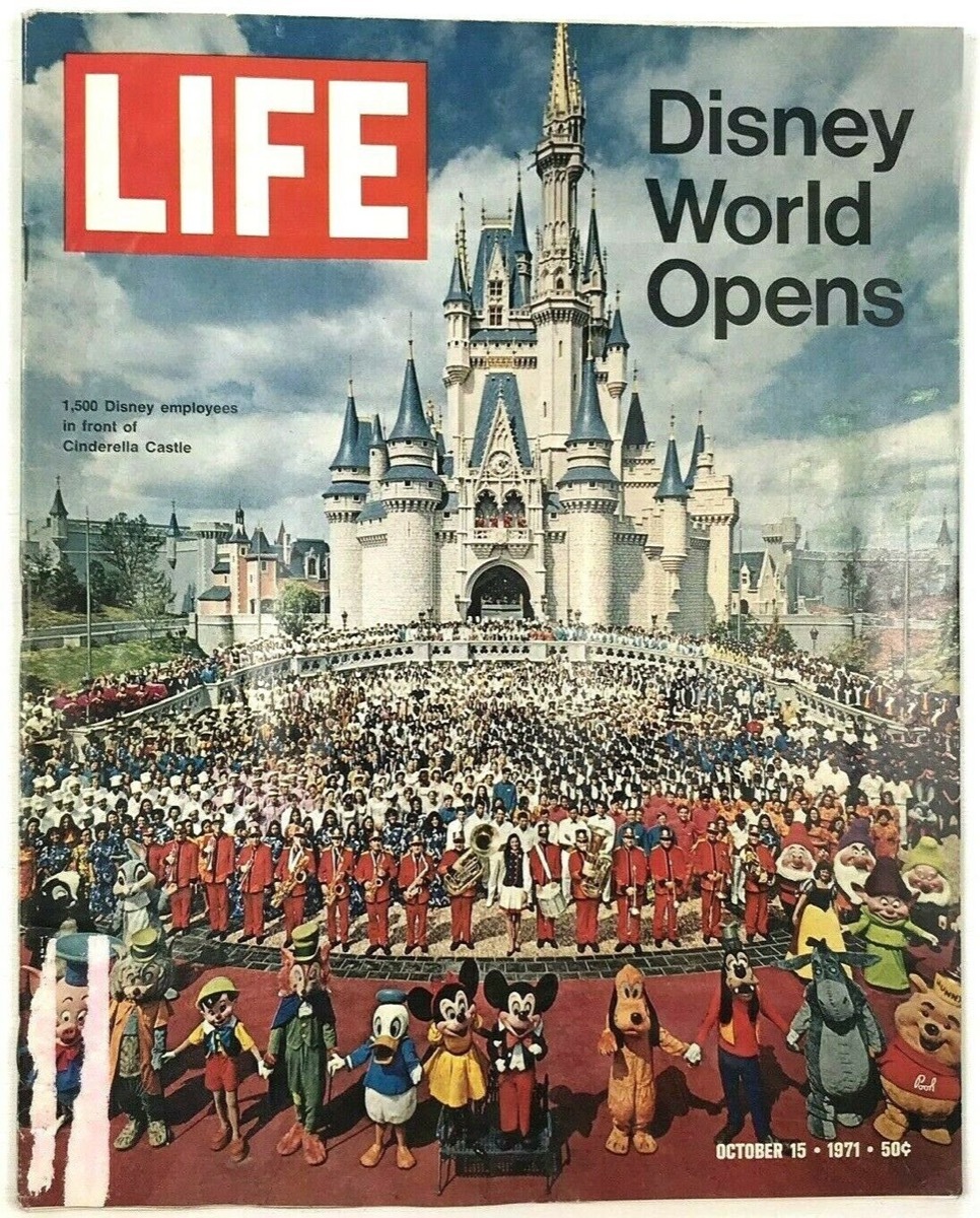 life disney world opens magazine, biggest cultural 