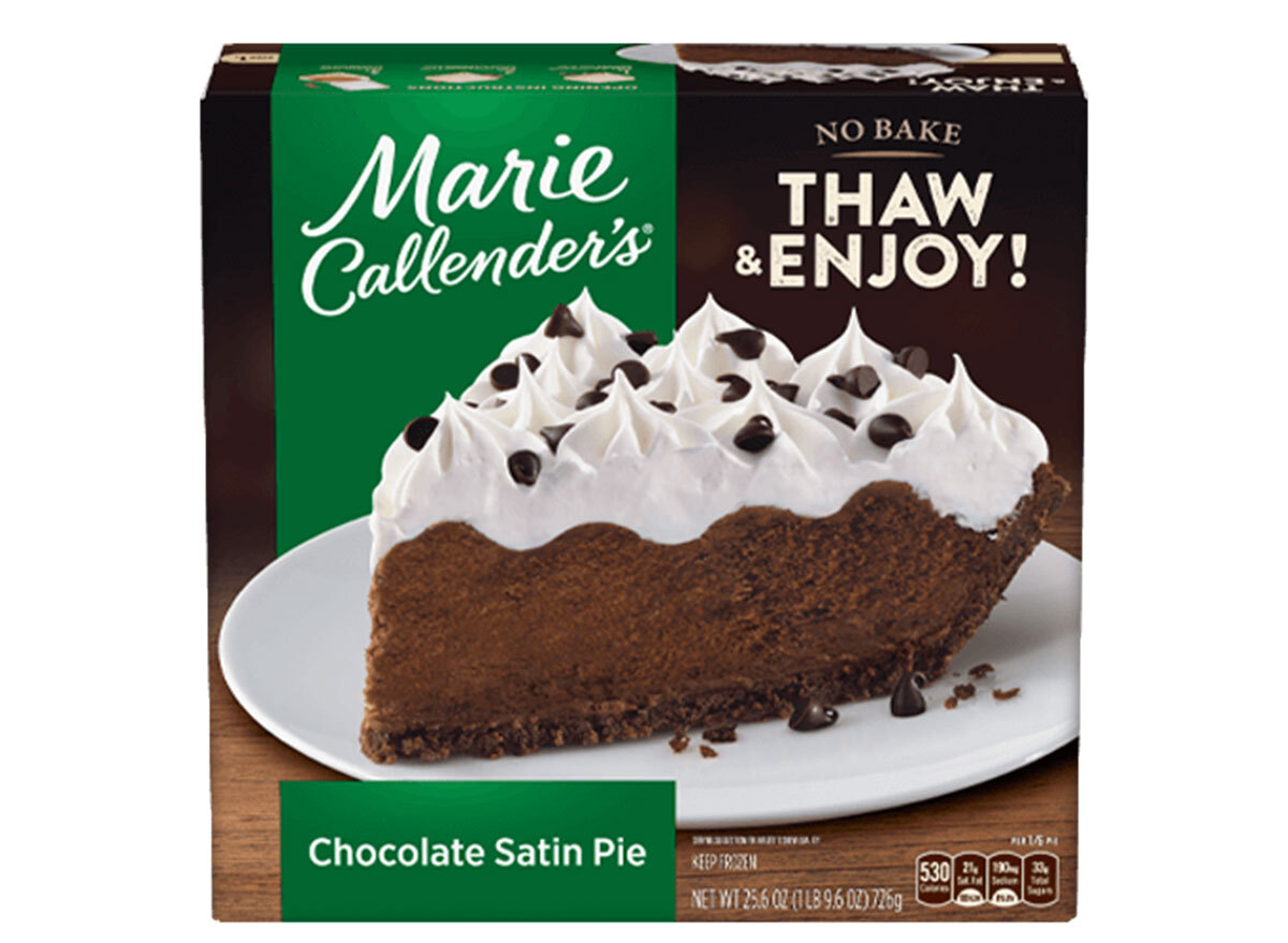 marie callenders chocolate satin pie