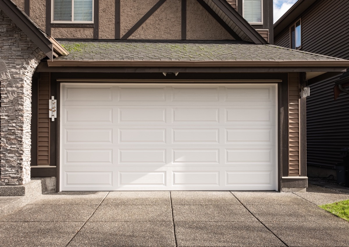 closed garage door