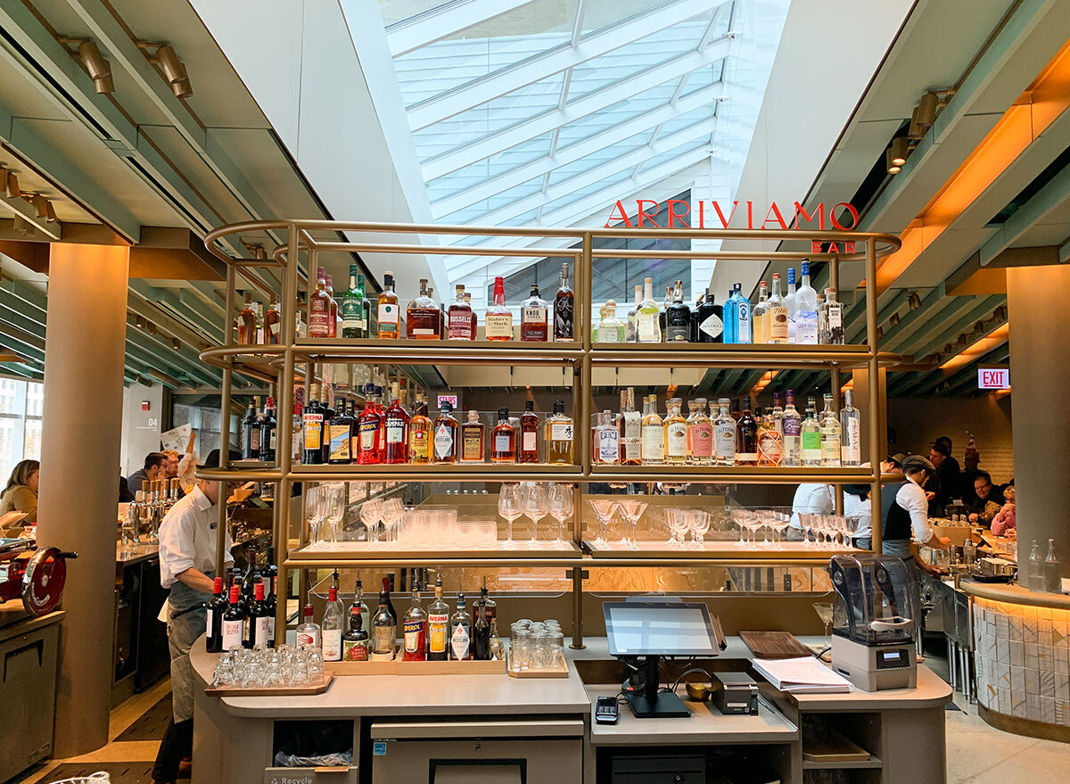 Cocktail bar on the fourth floor of the Chicago Starbucks Reserve Roastery