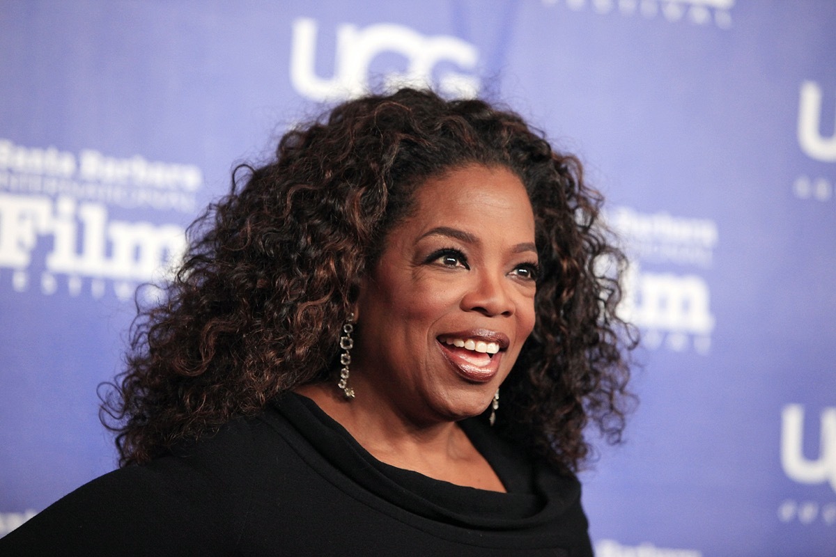 oprah on red carpet