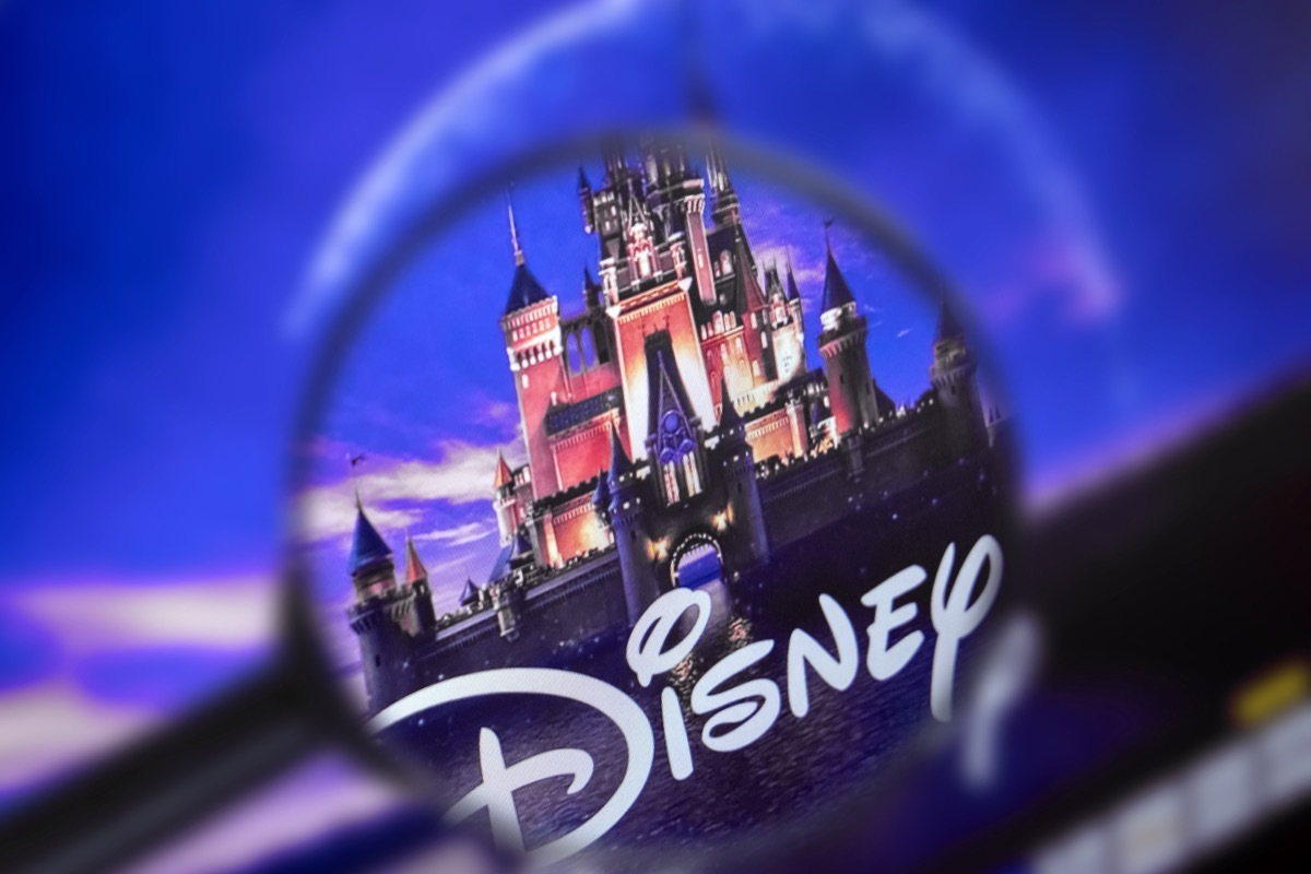 close up disney logo