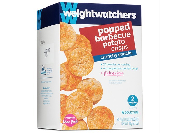 Weight watchers popped BBQ Potato Crisps