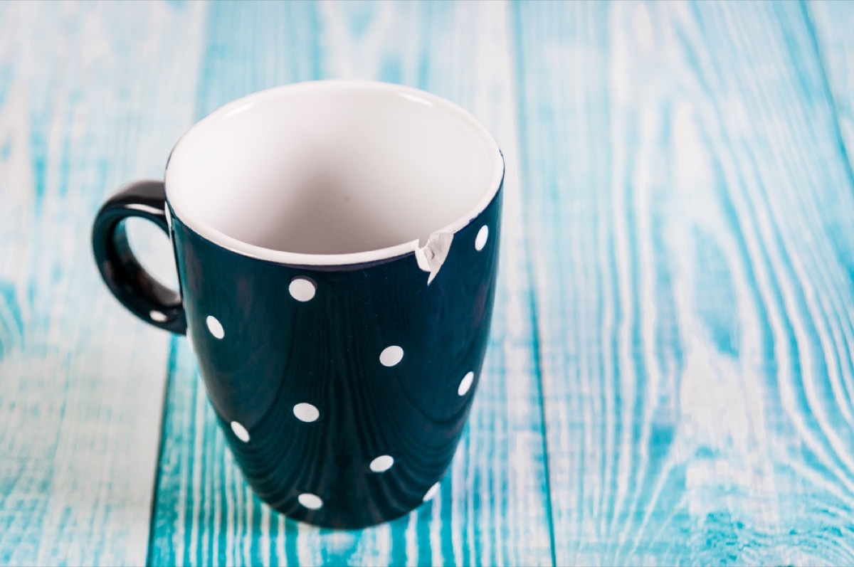 broken mug toss these things from your house for instant happiness