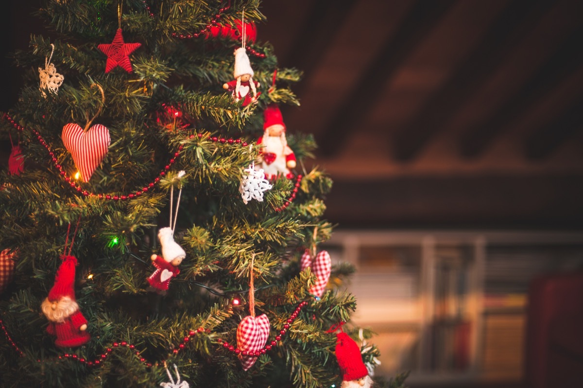 Decorated Christmas tree