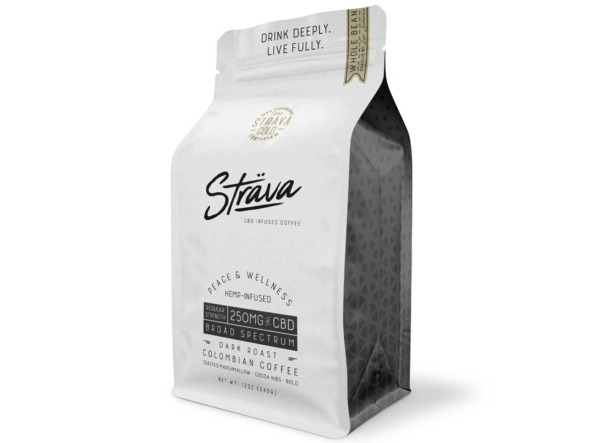 Strava hemp infused dark roast cbd