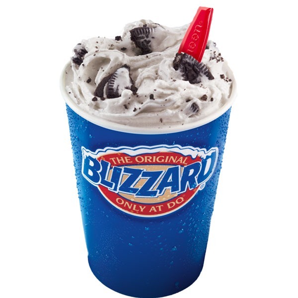 DQ's Oreo Cookies Blizzard Treat