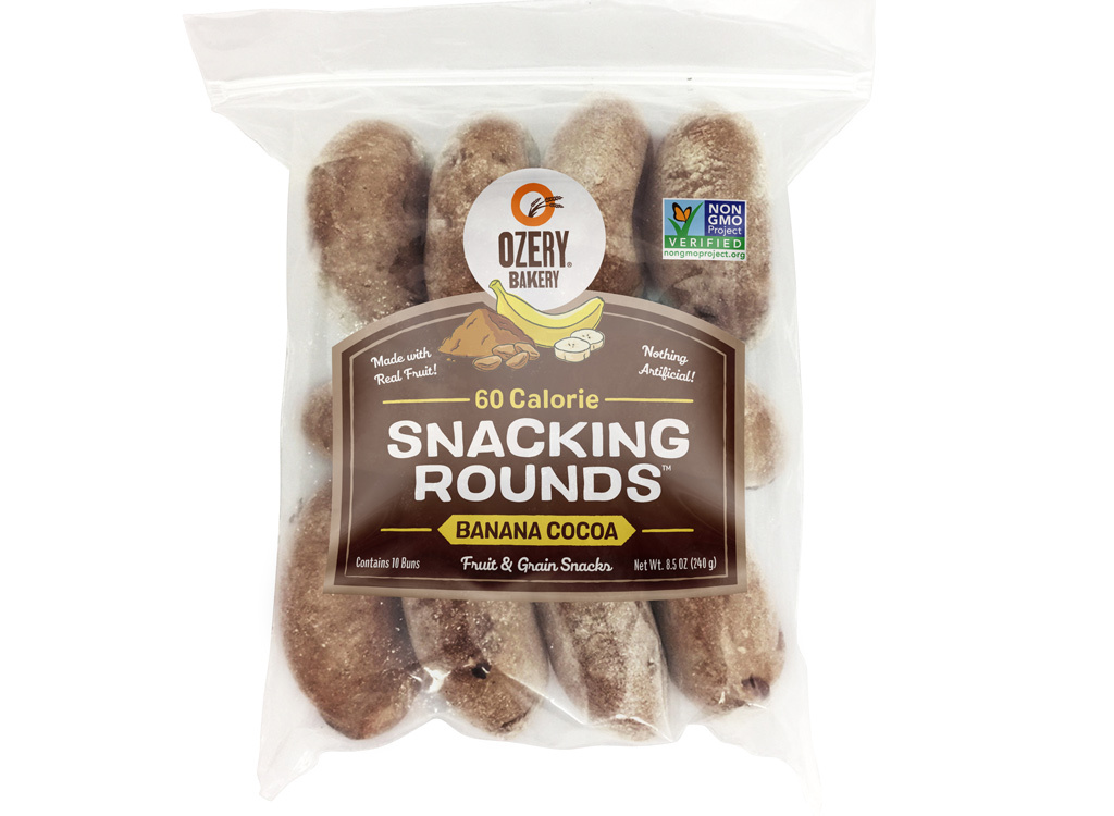 Ozery bakery cocoa banana snacking rounds