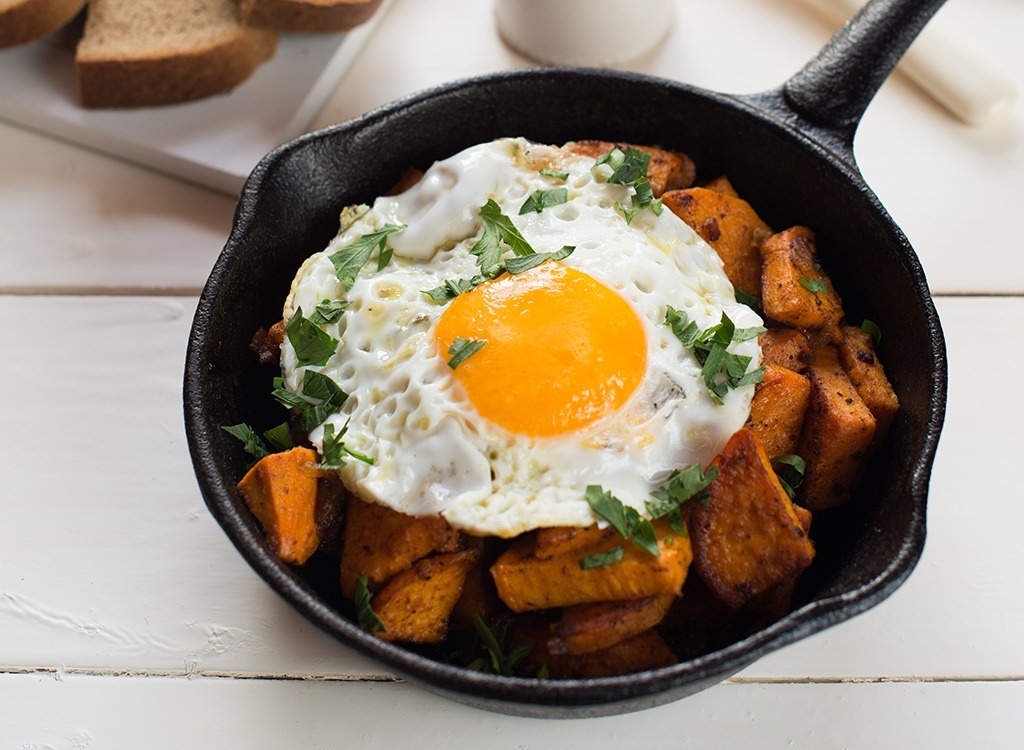 sweet potato egg hash