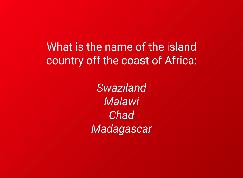 africa island country question