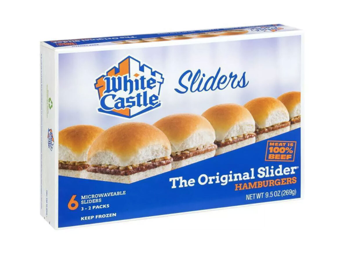 white castle microwaveable sliders