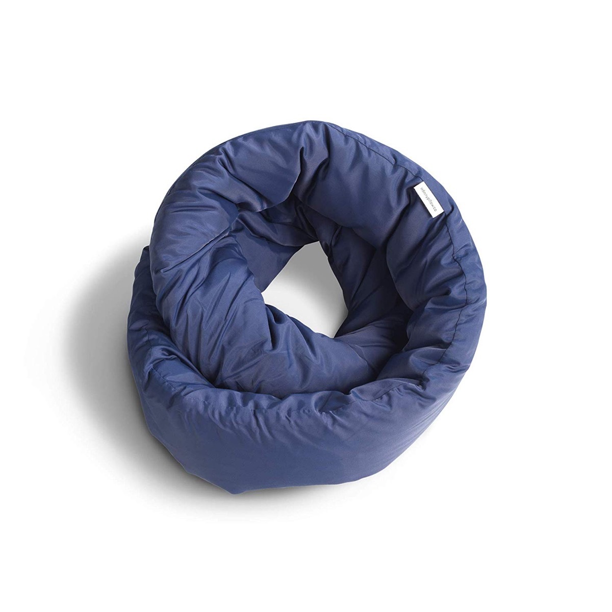 huzi blue infinity pillow