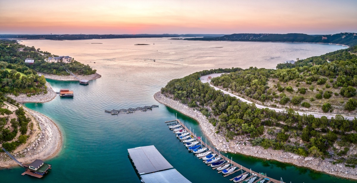 Lake Travis in Austin Texas