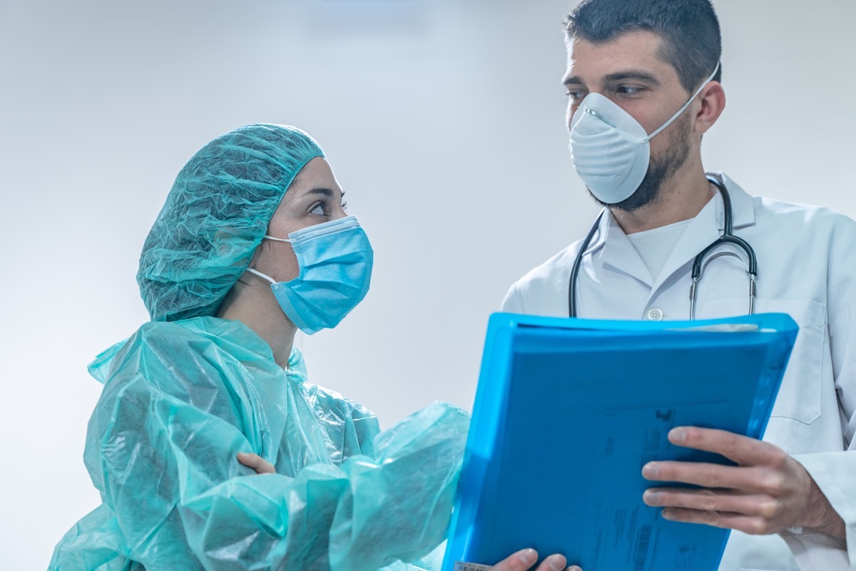 Doctors in masks during coronavirus