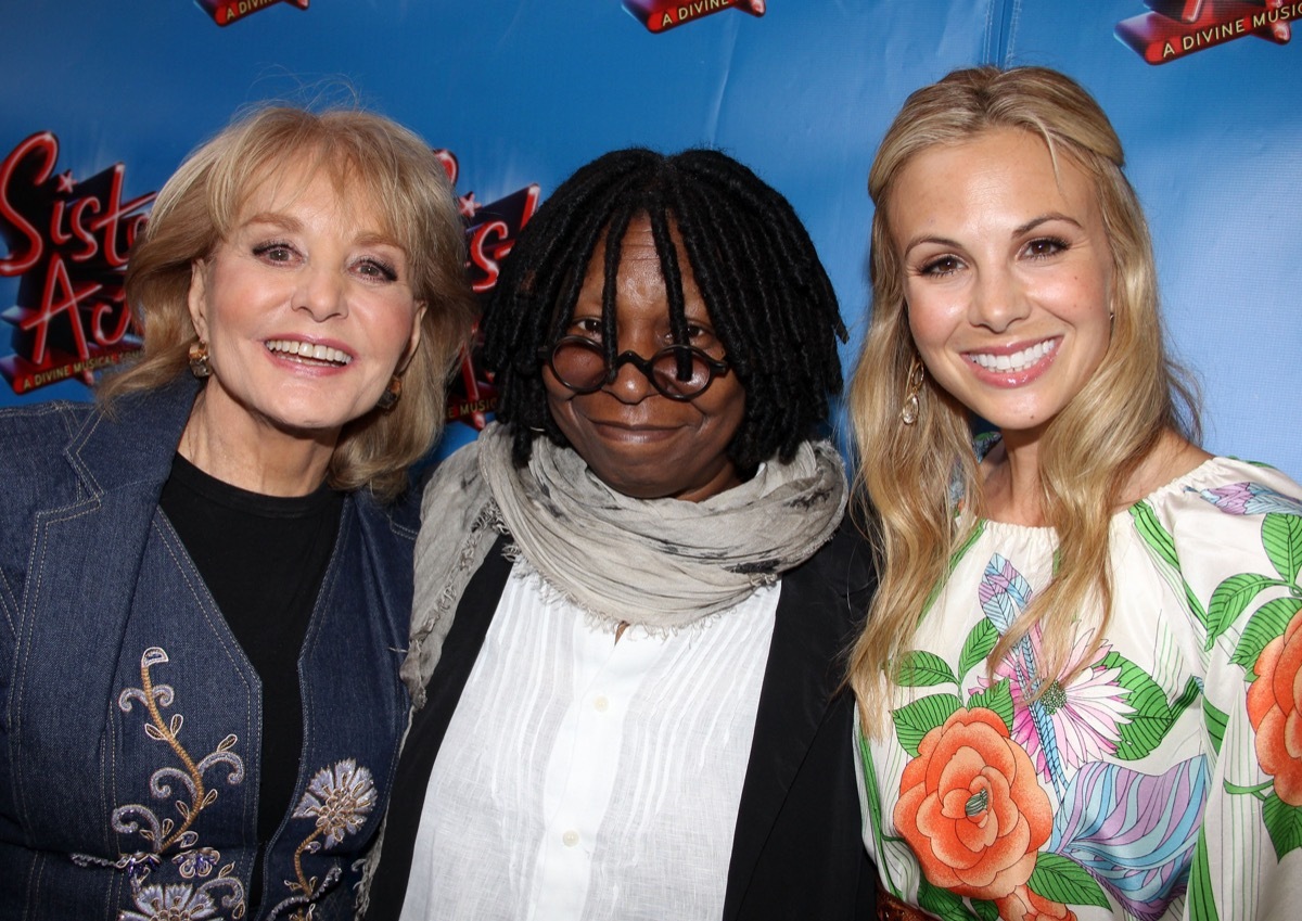 Elisabeth Hasselbeck, Whoopi Goldberg, and Barbara Walters in 2011