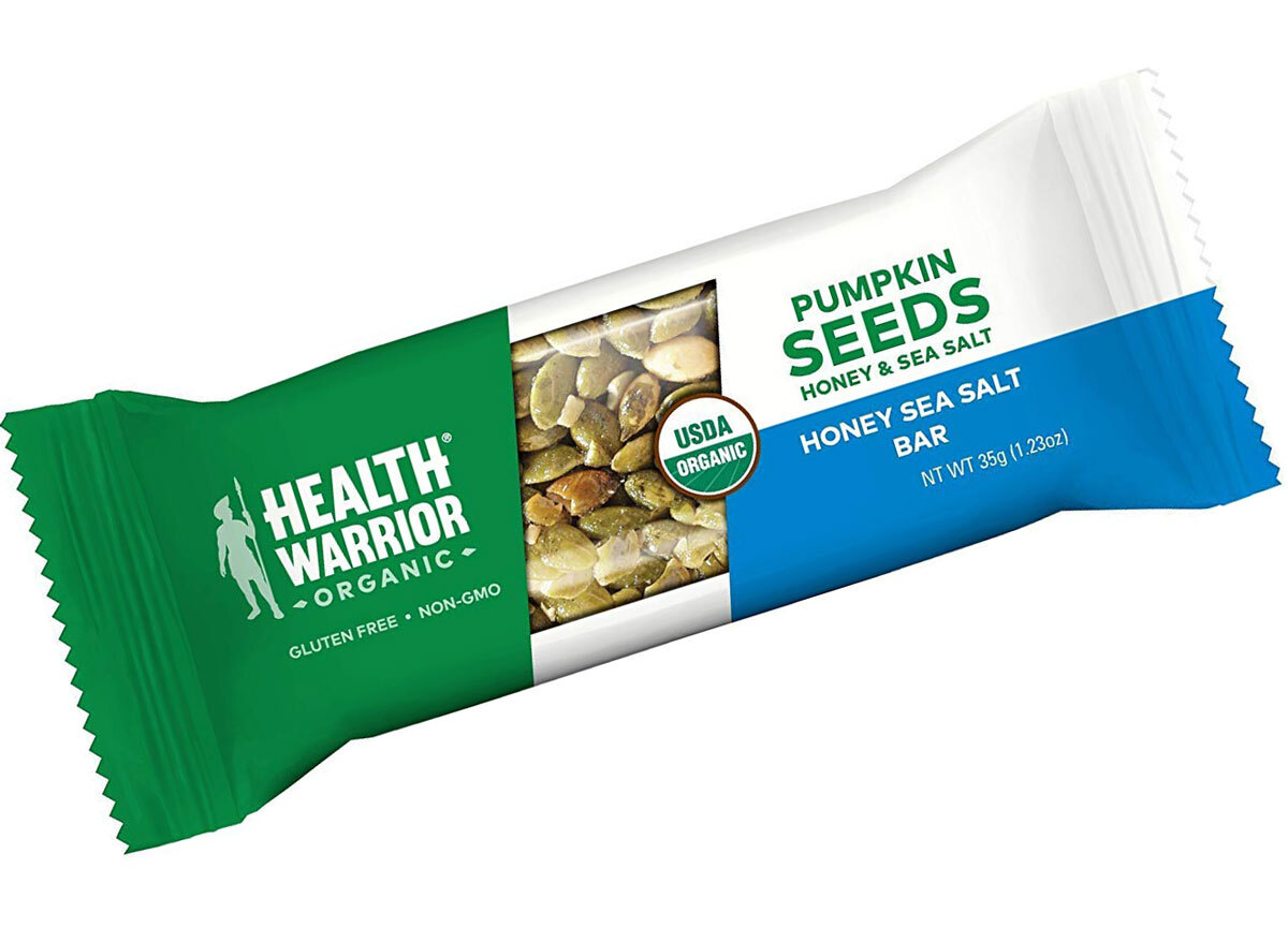 Health warrior pumpkin seed honey sea salt protein bar