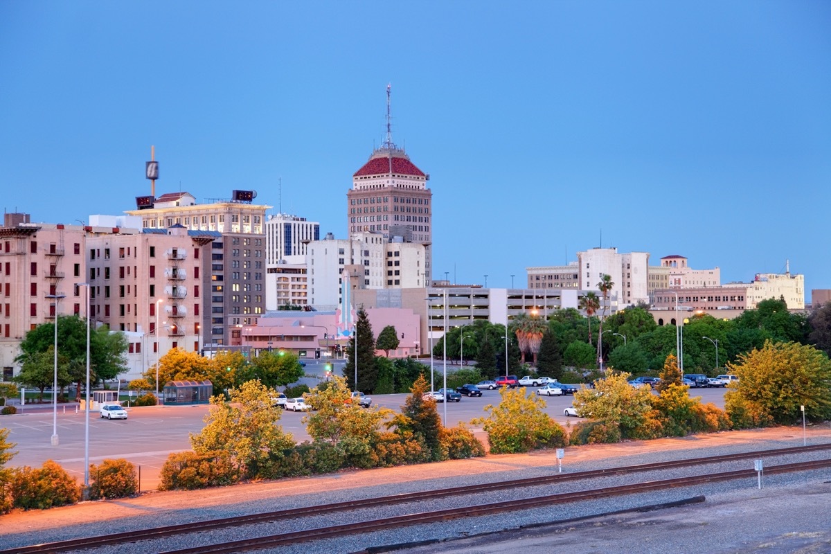 cityscape photo of downtown Fresno, California