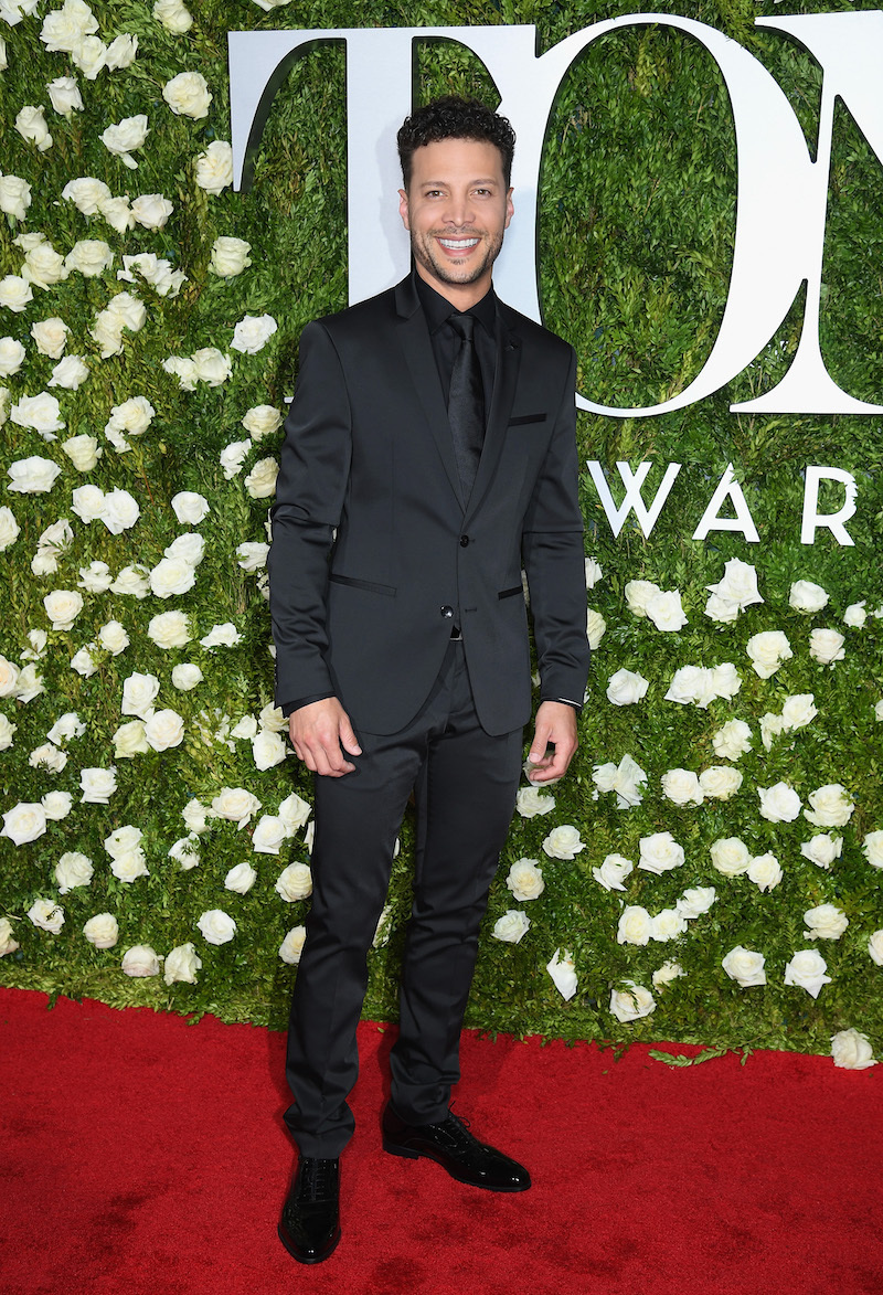 Justin Guarini at the 2017 Tony Awards