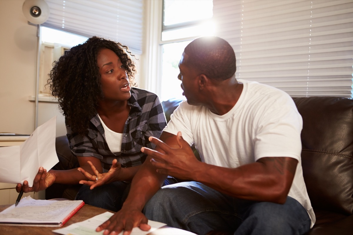 couple arguing about listening