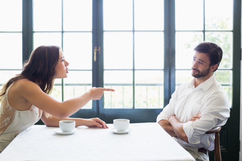 Couple Fighting Over 40